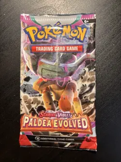 22.6g HEAVY Pokemon Scarlet & Violet Paldea Evolved Booster Pack SEALED Ting - Image 2