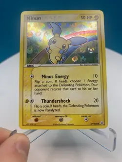 Pokemon TCG Minun Reverse Holo 67/101 Pokemon Hidden Legends - NEAR MINT - Image 2