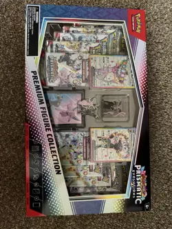 Pokemon Prismatic Evolutions Premium Figure Collection Espeon Umbreon (Sealed) - Image 1
