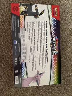 Pokemon Prismatic Evolutions Premium Figure Collection Espeon Umbreon (Sealed) - Image 3