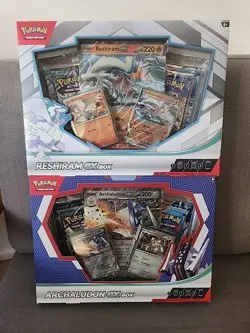 Pokemon Reshiram & Archaludon EX Collection Box Bundle - 2 Boxes Factory Sealed - Image 1