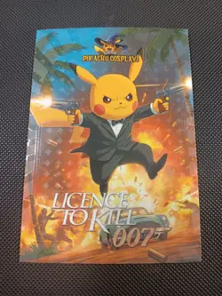 Licence To Kill 007 (Pikachu) #17 - Window Holo Electric Pikachu Cosplay Pokemon - Image 1