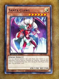 Yugioh Santa Claws STP7-EN023 Common 1st Ed Speed Duel NM - Image 1