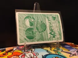 [LP] Pokemon Farfetchd vs Rhyhorn No. 083 Topsun Battle Card Green Back Japan - Image 2