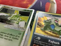 Vintage Pokemon Card Lot Holo Scyther Darkrai Tyranitar - Image 4