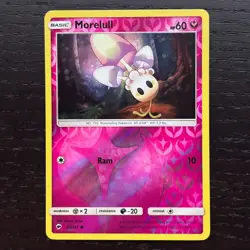 Morelull 97/147 Pokemon Burning Shadows Sun & Moon Reverse Holo Common Card NM - Image 1