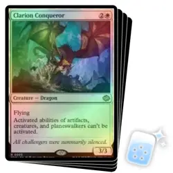 FOIL CLARION CONQUEROR X4 Tarkir: Dragonstorm TDM Magic MTG MINT CARD - Image 1