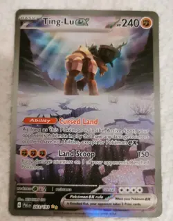 Pokemon TCG Ting-Lu EX Scarlet & Violet Paldea Evolved Holo Card 263/193 NM Mint - Image 1