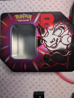 Pokemon TCG Destined Rivals Nidoking Tin *** EMPTY *** NO CARDS - Image 1