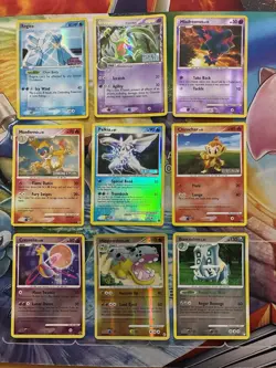 Vintage Pokemon Card Lot Reverse Holo Regice Palkia - Image 1