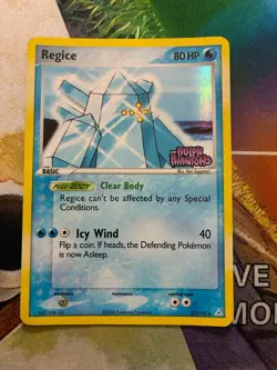 Vintage Pokemon Card Lot Reverse Holo Regice Palkia - Image 4