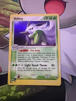 Pokemon TCG Shiftry EX Sandstorm Holo Rare Card 12/100 CGC Mint - Image 1