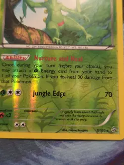 Sceptile 8/160 XY Primal Clash Reverse Holo Rare Pokemon Card - Image 3