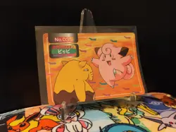 [MP] Pokemon Clefairy vs Drowzee No. 035 Topsun Battle Card Green Back Japan - Image 1