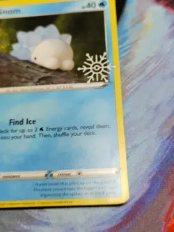 Snom 084/264 - Snowflake Stamped Holiday Calendar 2023 - Pokemon TCG Card - Image 3