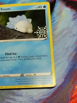 Snom 084/264 - Snowflake Stamped Holiday Calendar 2023 - Pokemon TCG Card - Image 4