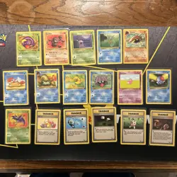 Complete Fossil Uncommon And Common Set -WOTC Pokemon Cards- LP/EX -32 Cards- (5 - Image 4