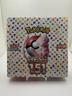 Pokemon 151 Japanese Booster Box Mew Card Pokemon TCG Game Official Manufacturer - Image 1