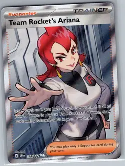 Team Rocket's Ariana 224/182 SV10: Destined Rivals - Pokemon Card - NM - Image 1