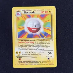 Electrode 25/130 Pokemon Base Set 2 Card Vintage 2000 WOTC 2000 English - Image 1