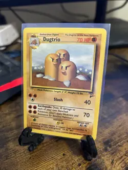 Pokemon TCG Dugtrio Base Set 2 Unlimited Rare Card 23/130 - Image 1