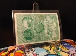 [HP] Pokemon Machamp vs Ponyta No. 068 Topsun Battle Card Green Back Japan - Image 2