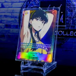 Yor Forger Waifu Card LA Lakers Spy X Family Custom TCG Flash Gold Foil Anime - Image 2