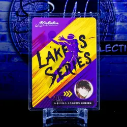 Yor Forger Waifu Card LA Lakers Spy X Family Custom TCG Flash Gold Foil Anime - Image 3