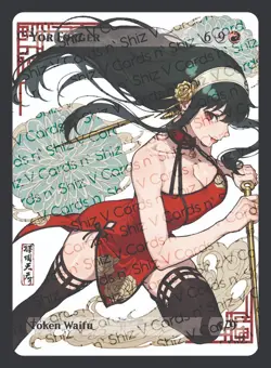 Yor Forger, Waifu the Gathering, Custom Anime Spy x Family Trading Card - Image 1