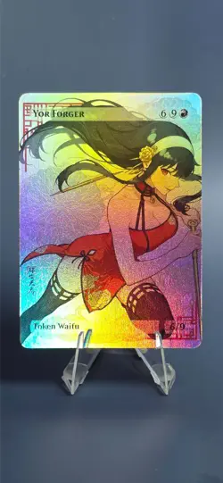 Yor Forger, Waifu the Gathering, Custom Anime Spy x Family Trading Card - Image 3
