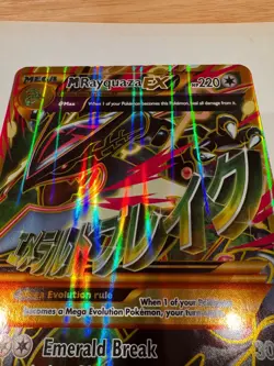Pokemon JUMBO/Oversized Card Mega M Rayquaza EX Full Art XY 98/98 - Image 3