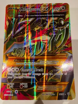 Pokemon JUMBO/Oversized Card Mega M Rayquaza EX Full Art XY 98/98 - Image 4