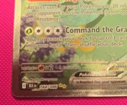 Pokemon TCG Serperior EX Sir 164/086 Black Bolt English Card Near Mint Condition - Image 4
