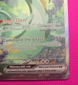 Pokemon TCG Serperior EX Sir 164/086 Black Bolt English Card Near Mint Condition - Image 5