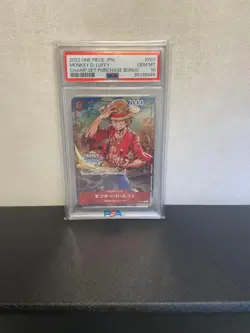 PSA10 Monkey D Luffy Championship Promo One Piece Card 2022 P-001 Rare - Image 1