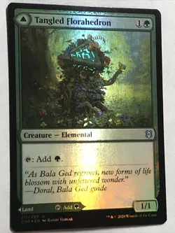 Tangled Florahedron Foil ZNR MTG NM Ships Free!! - Image 1