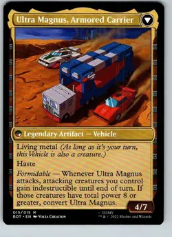 Ultra Magnus, Tactician - BOT - Transformers - Mythic - NM - MTG - Image 2