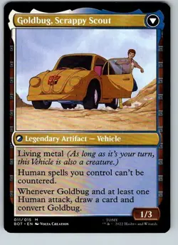 Goldbug, Humanity’s Ally - BOT - Transformers - Mythic - NM - MTG - Image 2