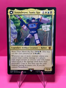 Soundwave, Sonic Spy - BOT - Transformers - Mythic - NM - MTG - Image 1