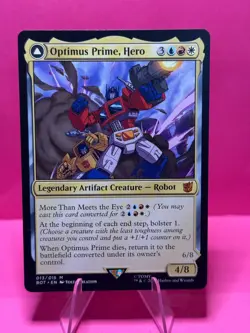 Optimus Prime, Hero - BOT - Transformers - Mythic - NM - MTG - Image 1