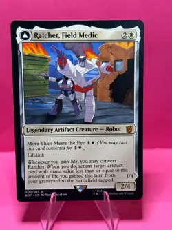 Ratchet, Field Medic - BOT - Transformers - Mythic - NM - MTG - Image 1