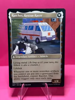 Ratchet, Field Medic - BOT - Transformers - Mythic - NM - MTG - Image 2