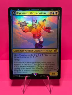 Cyclonus, the Saboteur - BOT - Transformers - Foil Mythic - NM - MTG - Image 1