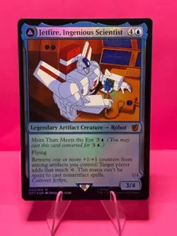 Jetfire, Ingenious Scientist - BOT - Transformers - Foil Mythic - NM - MTG - Image 1