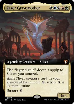 MTG - Sliver Gravemother (Extended Art) - Commander Masters - Image 1
