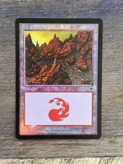 7th Edition MTG Mountain Mana Land FOIL - LOT of 7 #338 #339 #346 #345 - Image 3