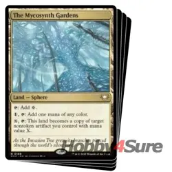 The Mycosynth Gardens X4 M/NM Magic MTG Edge Of Eternities Commander - Image 1