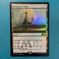 MTG NM: Reliquary Tower League Promo 254/280 (Holo) M19 Core Set 19, English - Image 1