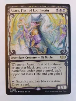 MTG AYARA, FIRST OF LOCTHWAIN R 0013 MUL RARE REGULAR NM/MINT BP - Image 1