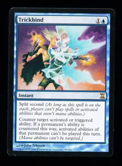 * * 1x Trickbind x1 * * Time Spiral MTG VLP Very Lightly Played - Image 1